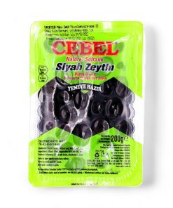 Cebel Iri Taneli Siyah Zeytin 200g