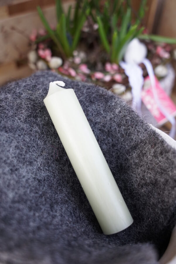 Stabkerze -Salbei- 11cm – Bild 4