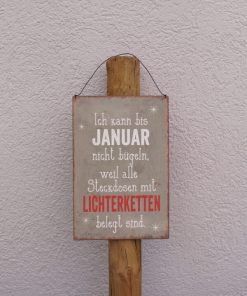 Alternative view of Schild -Lichterketten-