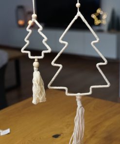 Stoffanhänger Tanne “Bohostil”
