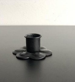 Alternative view of Kerzenhalter Blume -flach/schwarz-