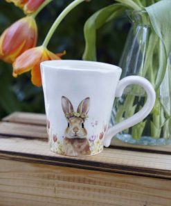 Alternative view of Tasse mit Hase weiß