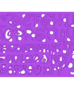 Alternative view of Kalligraphie Stempel Disney Medium code14947