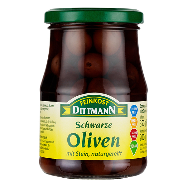 Oliven naturgereift mit Stein – Bild 2