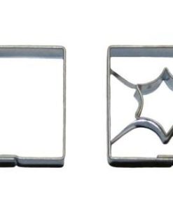 Alternative view of Keksa. 2er Quadrat/Stern+Quadrat 40 mm