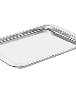 Serviertablett 42x32cm Inox 18%