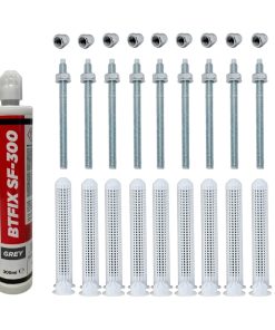 Schwerlast-Montageset M10x190 verzinkt