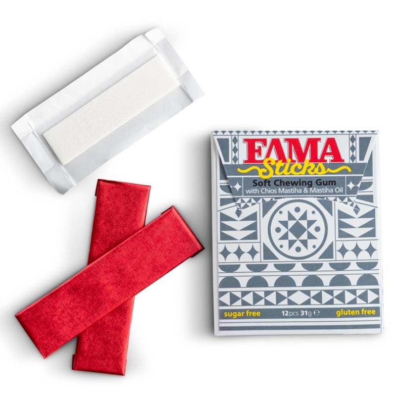 Kaugummi mit Chios-Mastix Soft Sticks SugarFree POD ELMA 31gr – Bild 3