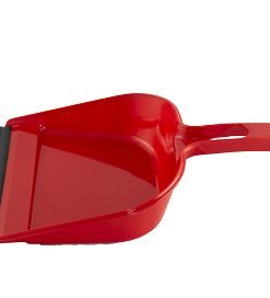 Kehrschaufel aus PVC mit Gummilippe – ca. 20 cm
