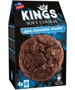 Alternative view of Weiche Kekse Zartbitterschokoladenstückchen KINGS SOFT COOKIE 160gr (4 x 40g)